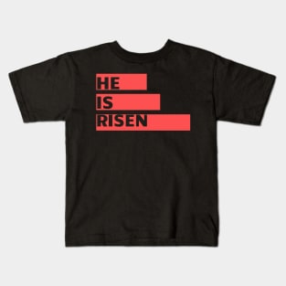 He Is Risen, Happy Easter day Shirt, Easter day shirt, peeps, bunny, jesus, christian easter shirt,cute easter shirt,gift for easter,easter family shirt Kids T-Shirt